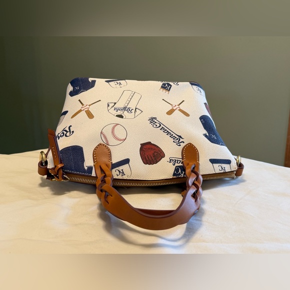 Dooney & Bourke Kansas City Royals Baseball Themed  Women's Satchel Bag - Picture 5 of 16